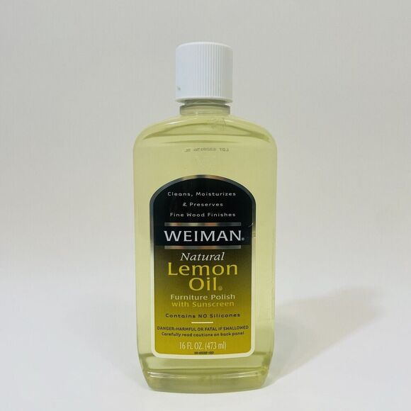 Original Weiman Enhancing Lemon Oil Furniture Polish Sunscreen 16 oz New Full - Picture 1 of 5